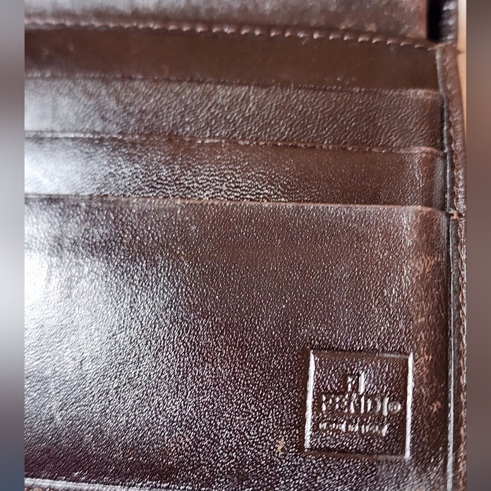 FENDI Zucca Jacquard Canvas Brown Vintage Tri-fold Wallet - Picture 6 of 15